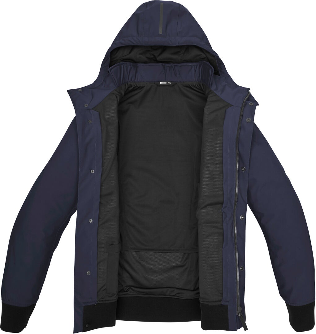 Side view of Spidi Riding Parka H2Out waterproof Motorcycle Textile Jacket