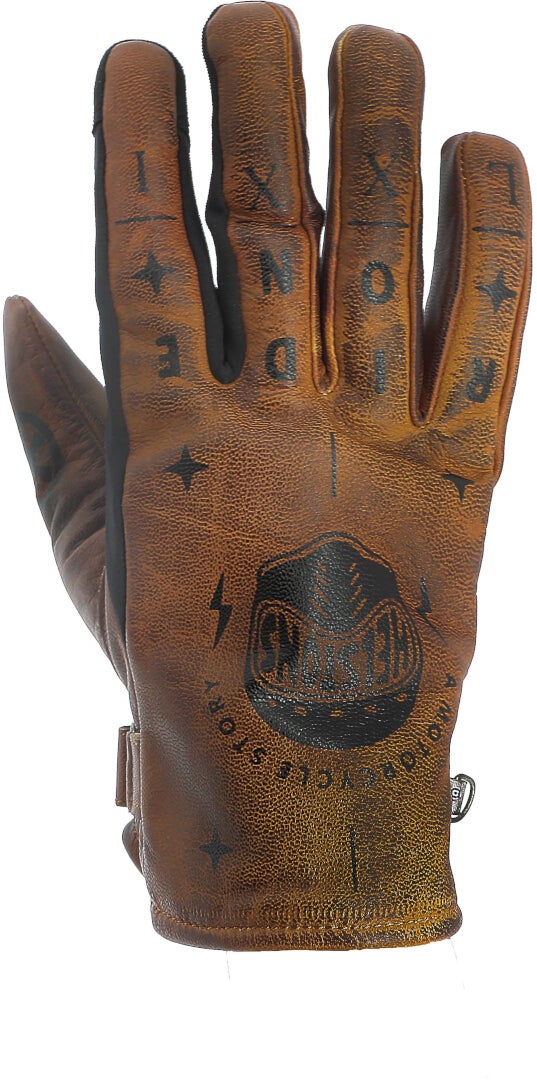 Helstons Kustom Winter Motorradhandschuhe braun 11 Abbildung 1