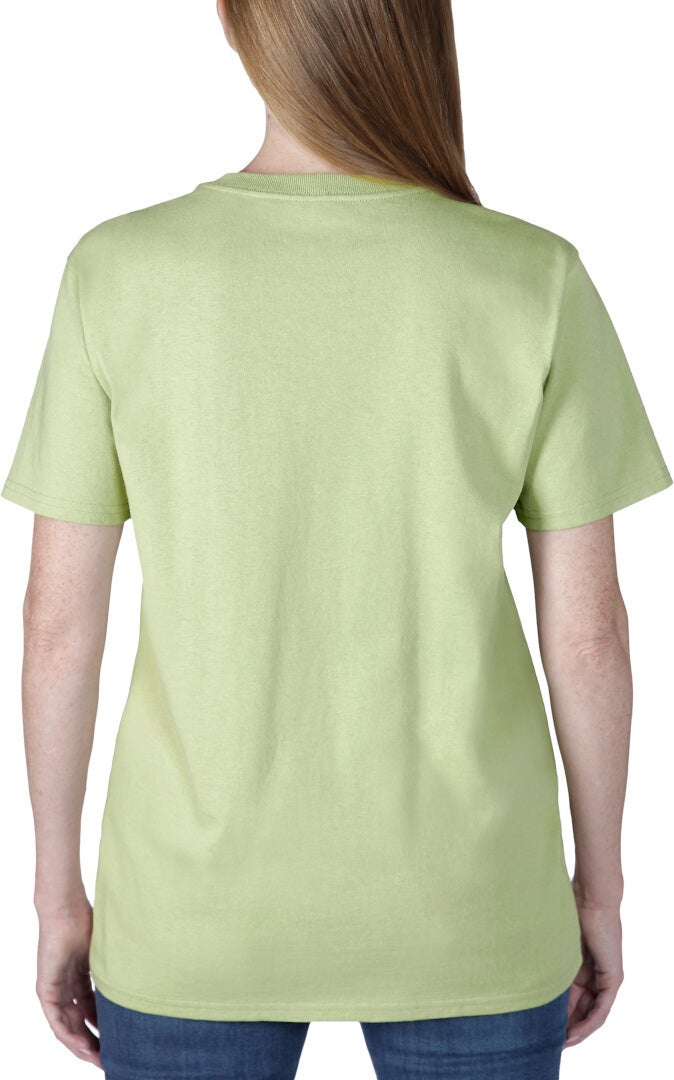 Carhartt Loose Fit Heavyweight K87 Pocket Dámské tričko Světle zelená XS Obrázek 2