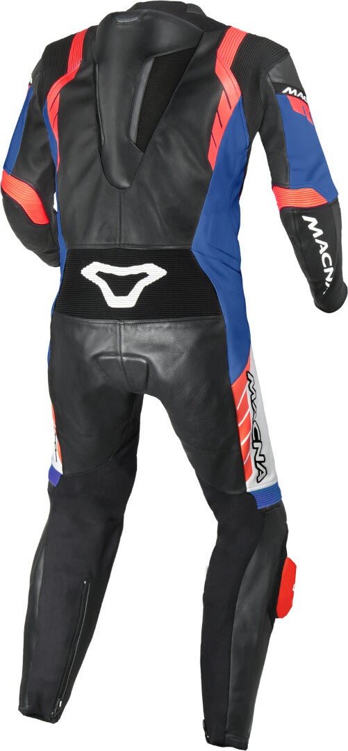 Macna Varshall perforated One Piece Motorcycle Leather Suit black/white/red/blue 50 Figure 2