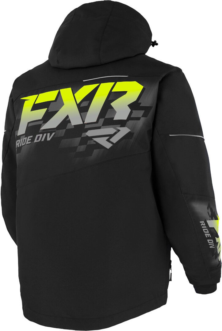 FXR Fuel 2023 Snowmobile Jacket black/grey/yellow 3XL Figure 2