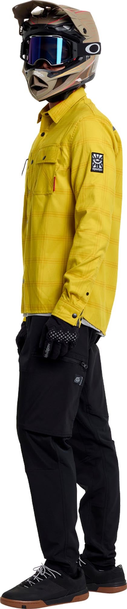 Troy Lee Designs Ruckus Ride Flannel Bicycle Shirt yellow XXL Figure 15