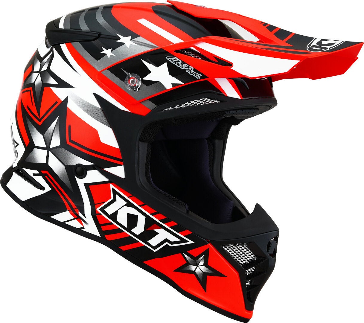 KYT Skyhawk Ardor Casco motocross rosso M (57/58) Figura 5