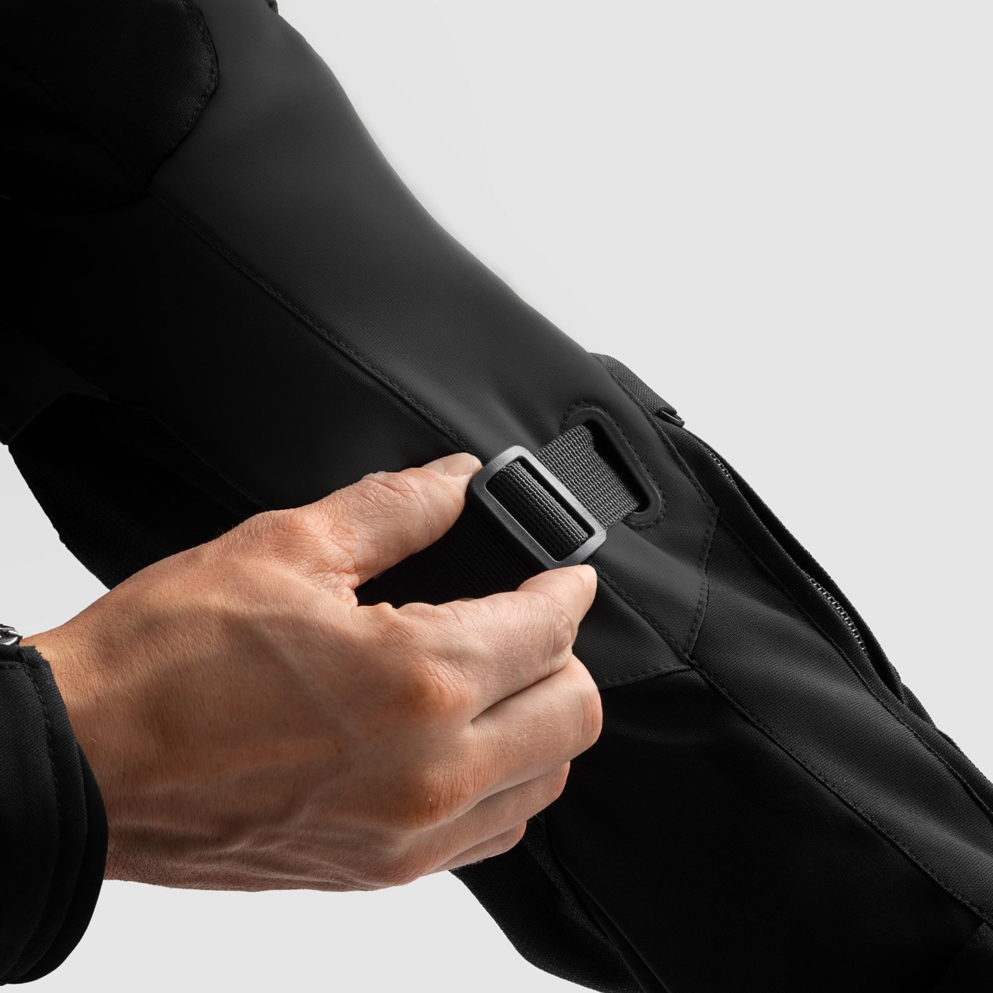 Side view of Rebelhorn Borg 2 waterproof Motorcycle Textile Jacket