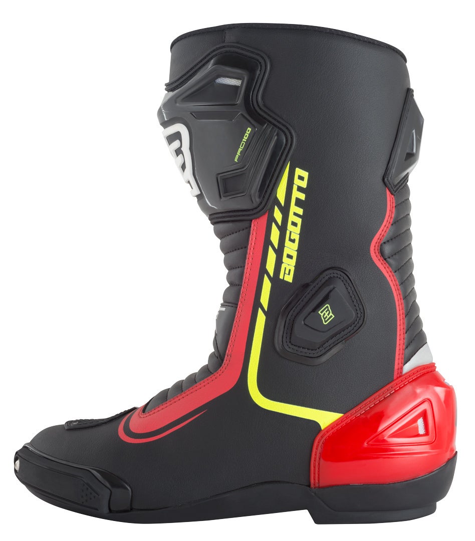 Bogotto Race-X Motorcycle Boots black/red/yellow 42 Figure 2