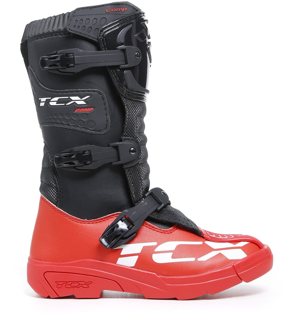 TCX Comp Motorcrosslaarzen voor kinderen Zwart/Rood 40 Figuur 5