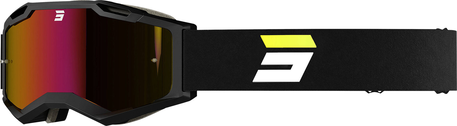 Shot Iris 2.0 Tech Ochelari de motocross negru/galben Figura 1