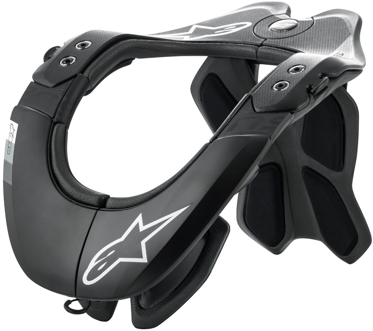 Alpinestars BNS Tech-2 Protetor do pescoço preto/cinza L/XL Figura 1