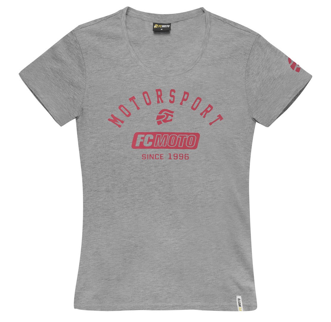 Fcm Women's Grey Fc-Moto Moto T-Shirt