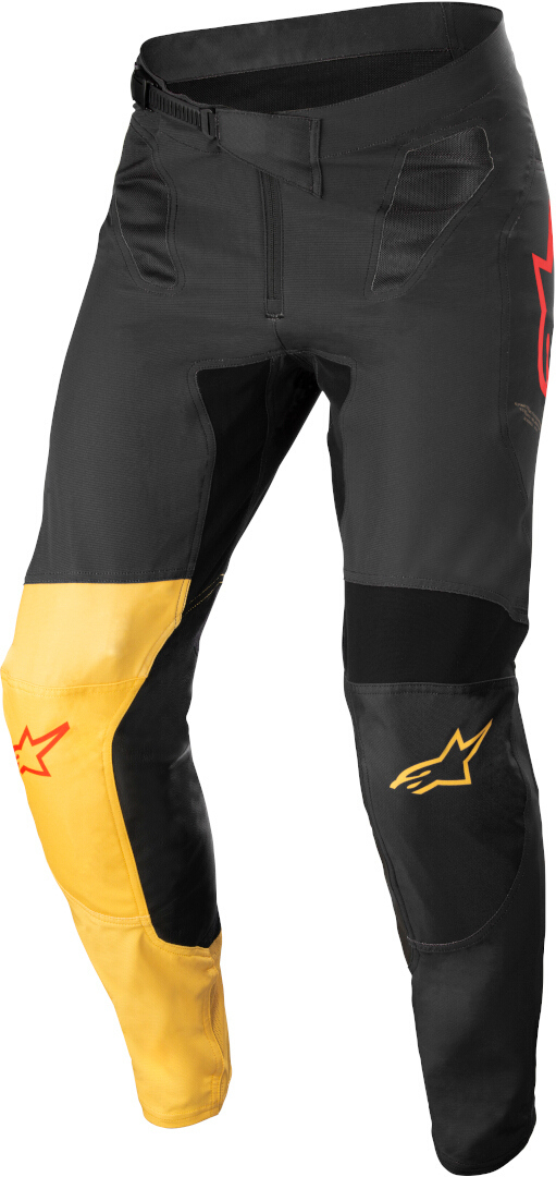 Alpinestars Supertech Blaze Patch Motorcross broek Zwart/Geel 32 Figuur 1