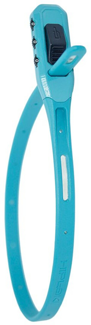 Hiplok Z Lok Combo Blocaj de cablu albastru Figura 1