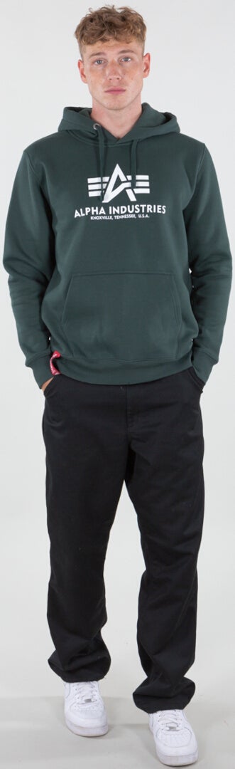 Alpha Industries Basic Chandail à capuchon Vert militaire 3XL Figure 3