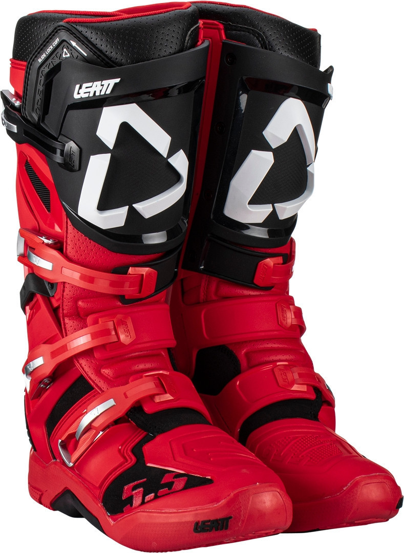 Leatt 5.5 FlexLock Motocross Boots black/red 42 Figure 4