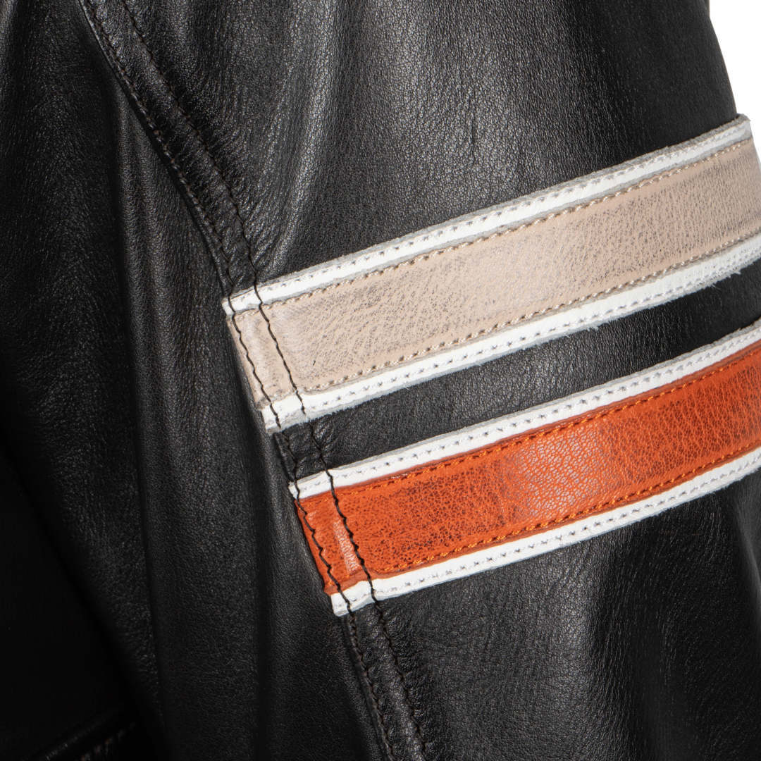Helstons Elron Motorrad Lederjacke dunkelbraun L Abbildung 3