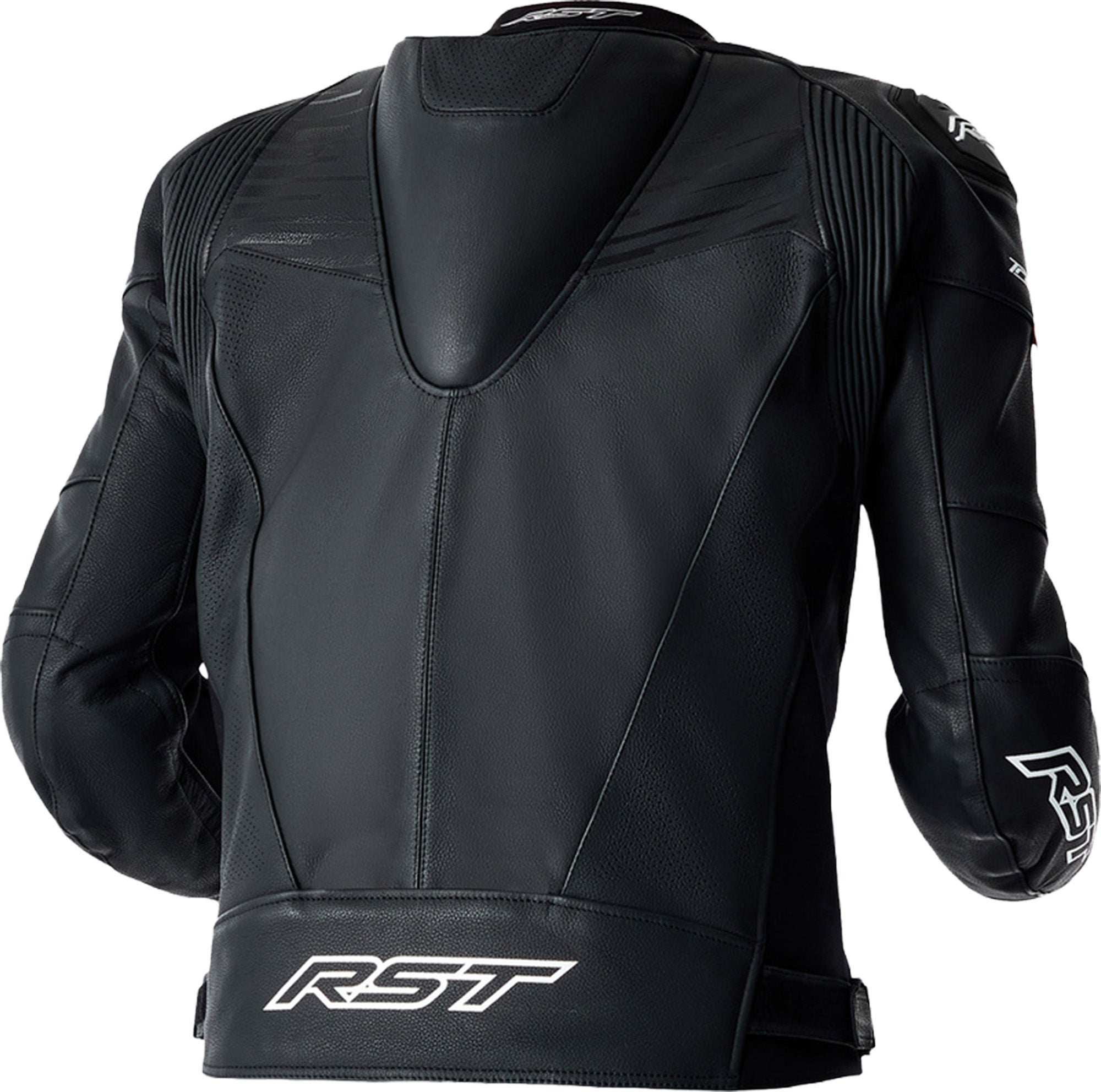 RST Tractech Evo D3O Motocikla ādas jaka melnbalts/balts 2XL 2. attēls
