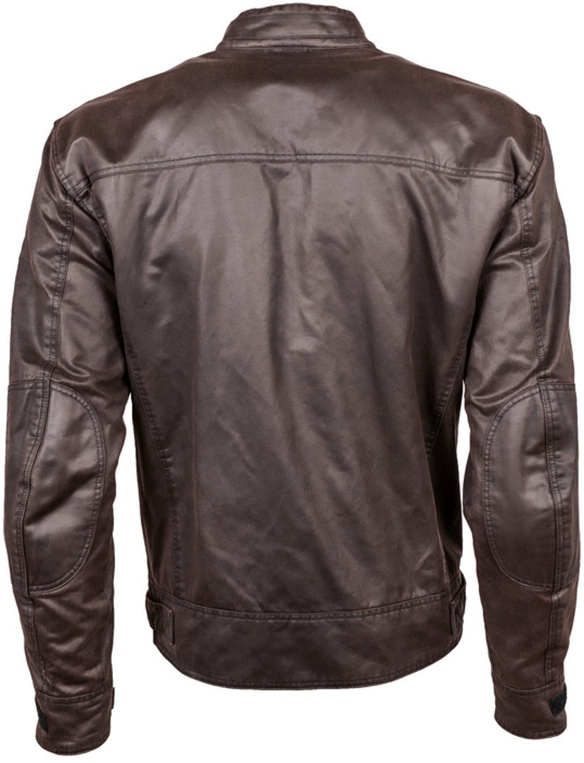 GMS Austin Evo Motorcycle Waxed Jacket brown 3XL Figure 3