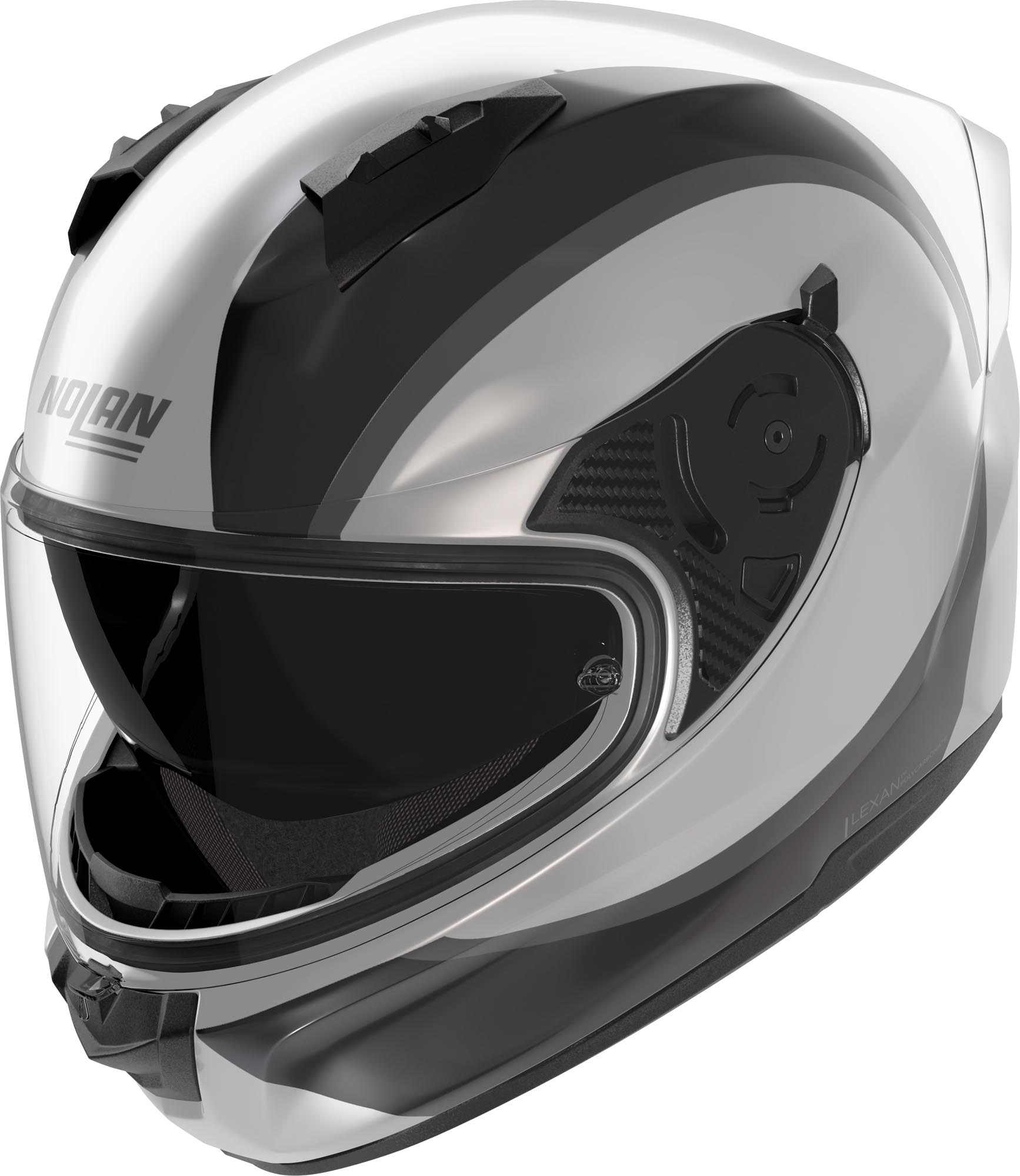 Nolan N60-6 Bifase Casque Blanc/Noir M (58) Figure 1