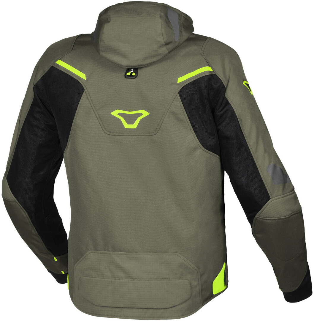 Macna Beacon waterproof Motorcycle Textile Jacket green L Figure 2