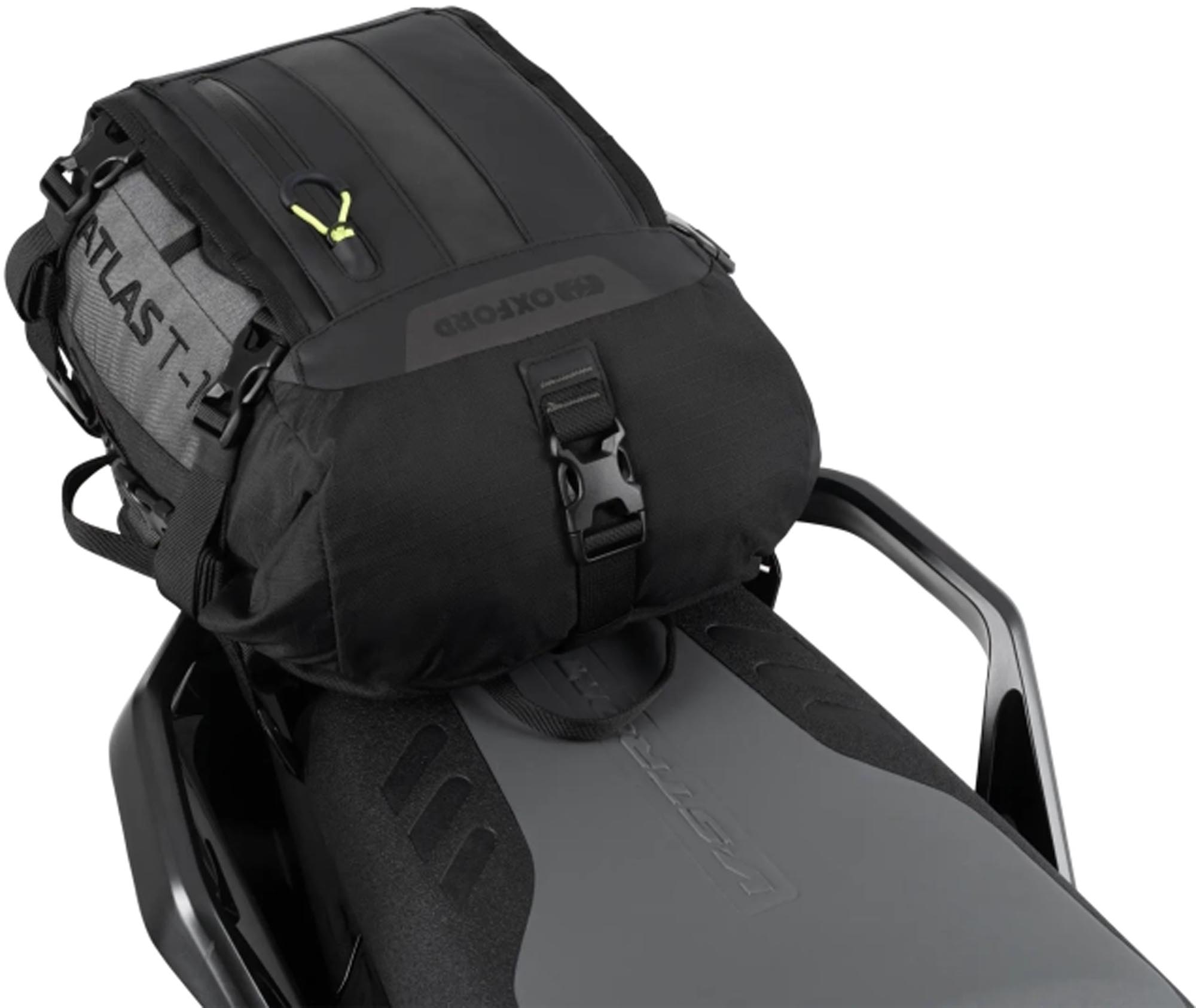 Oxford Atlas T-10 Saddle - Rear Bag black/grey Figure 15