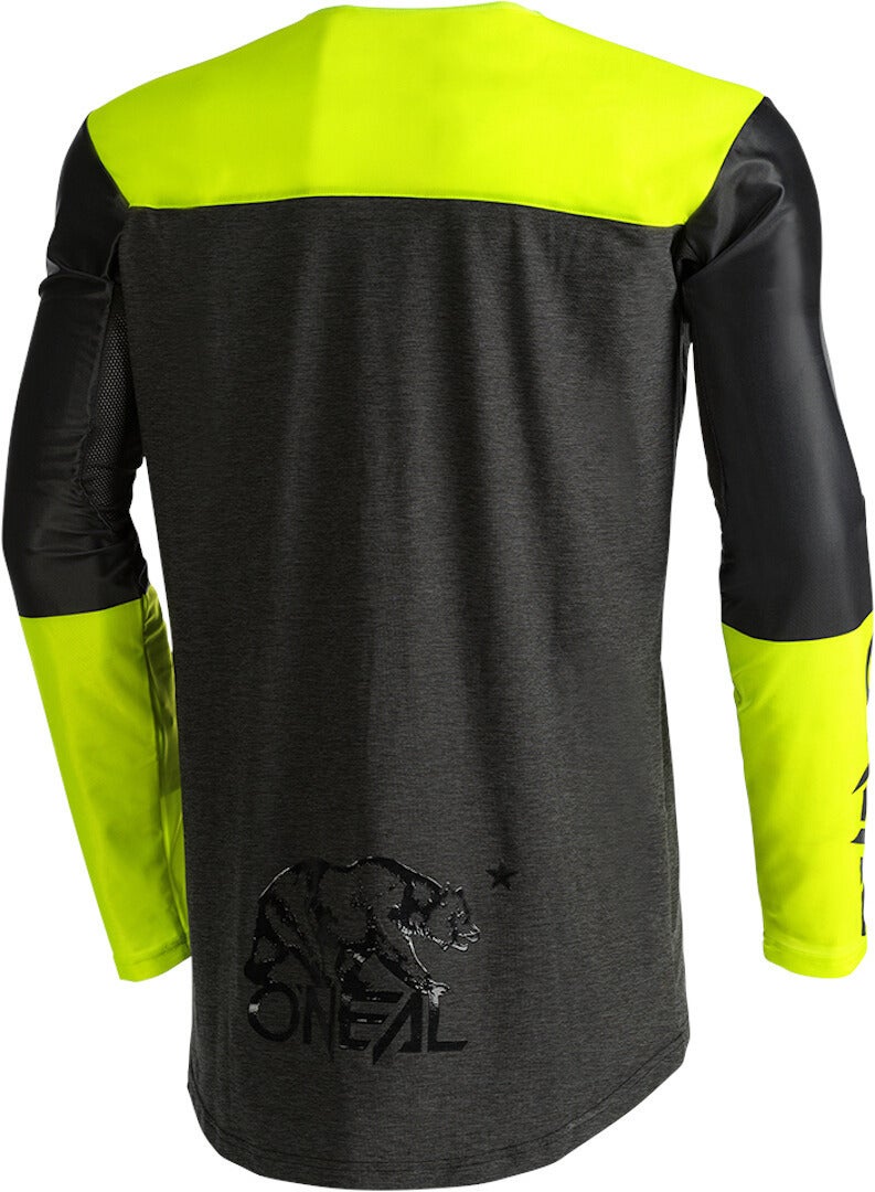 Oneal Mayhem Hexx V.22 Motocross Jersey sort/gul XL Figur 2