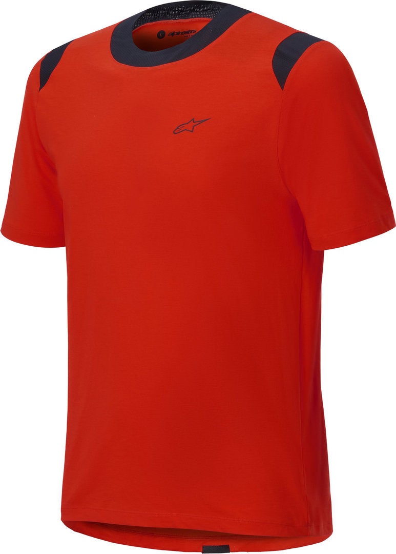 Alpinestars A-Dura Dri Wool Short Sleeve Bicycle Jersey dark orange M Figure 1