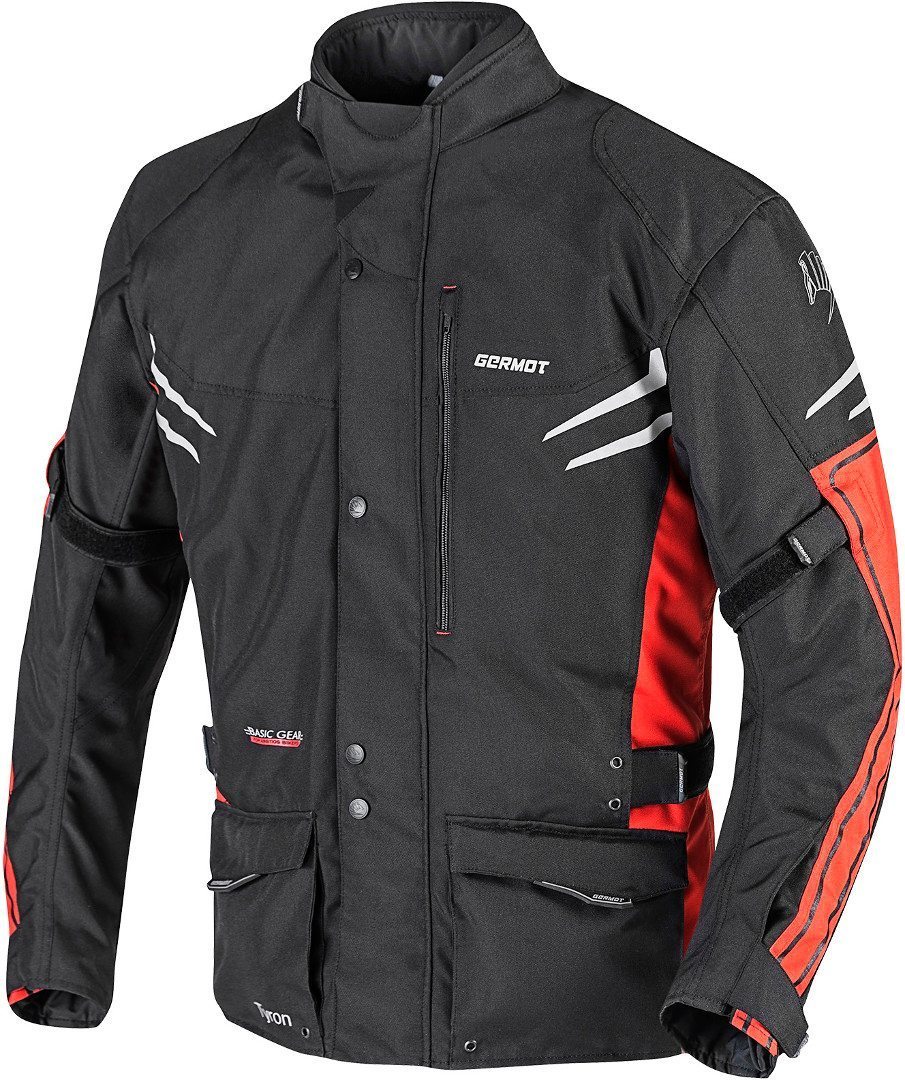Germot Tyron Chaqueta de moto textil negro/rojo M Figura 3