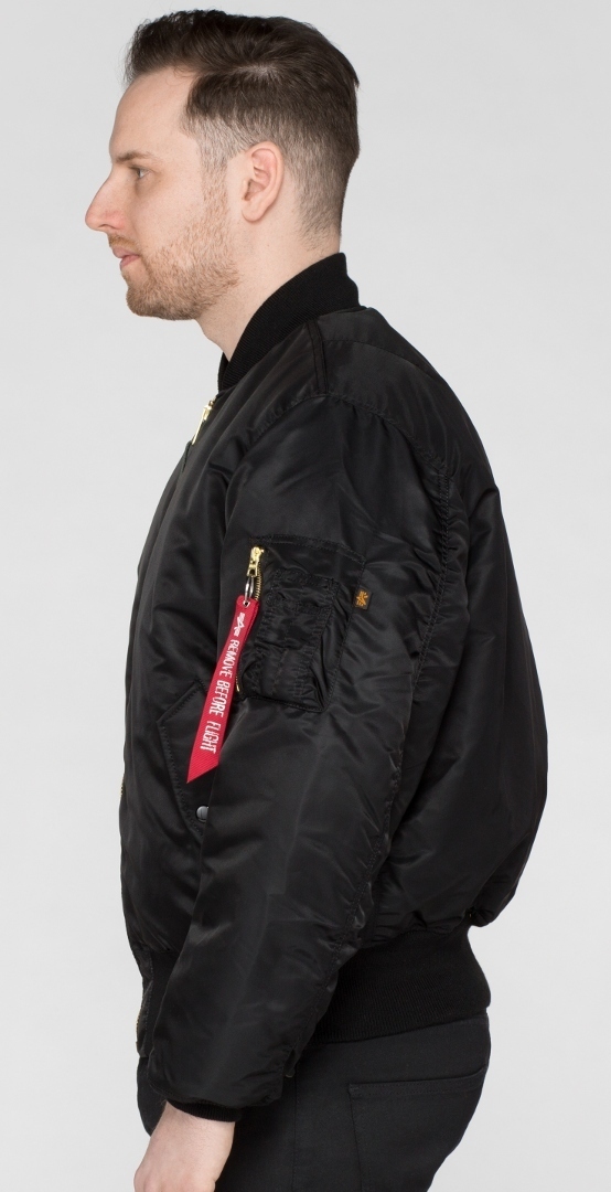 Alpha Industries MA-1 Jakke Sort L Figur 8