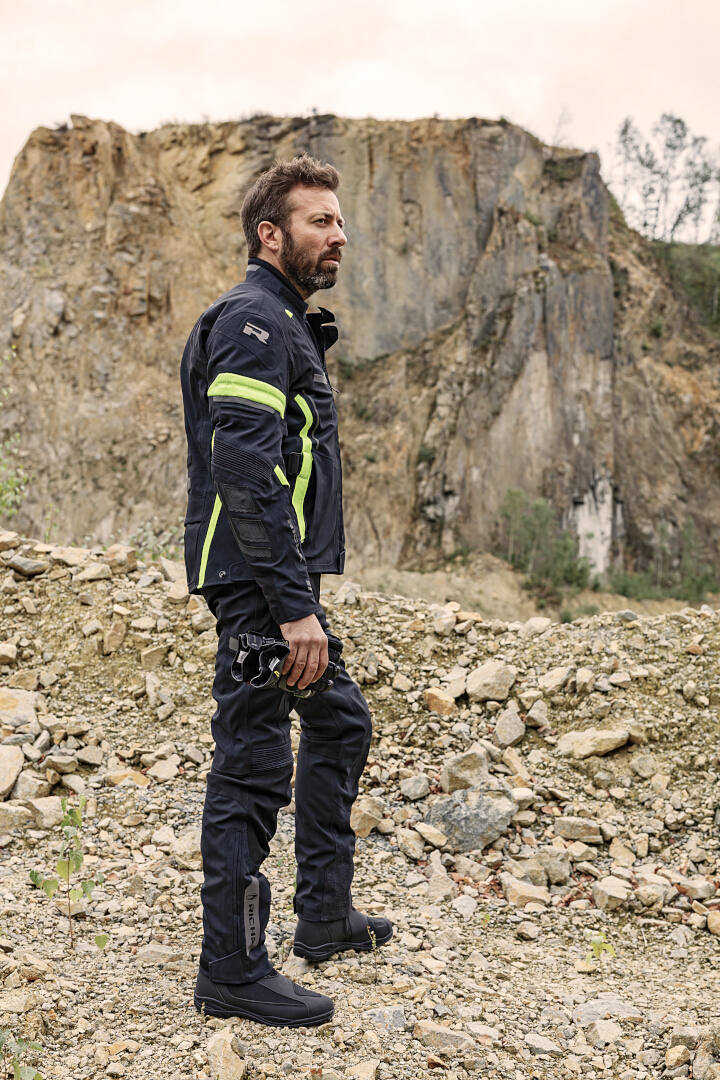 Richa Arc Gore-Tex waterproof Motorcycle Textile Jacket black/yellow 4XL Figure 4