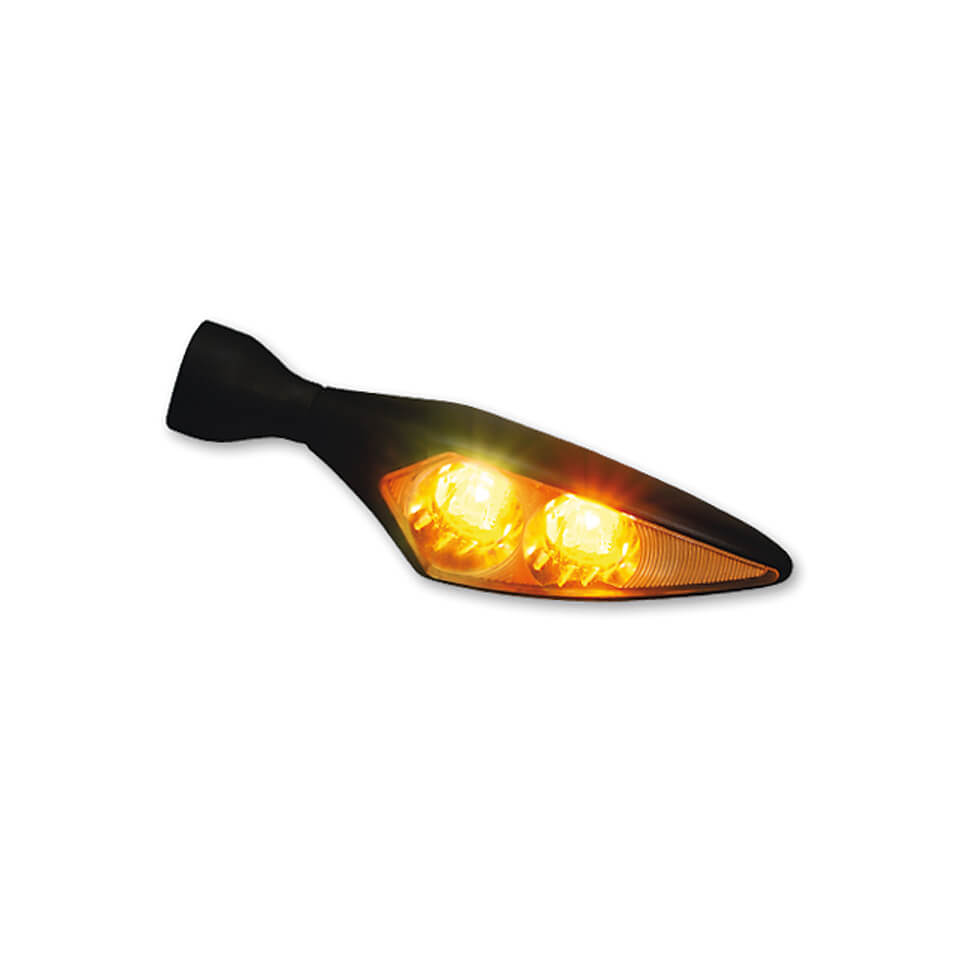 Indicator LED Kellermann Micro Rohombus Extreme negru Față stângă / spate dreapta Figura 2