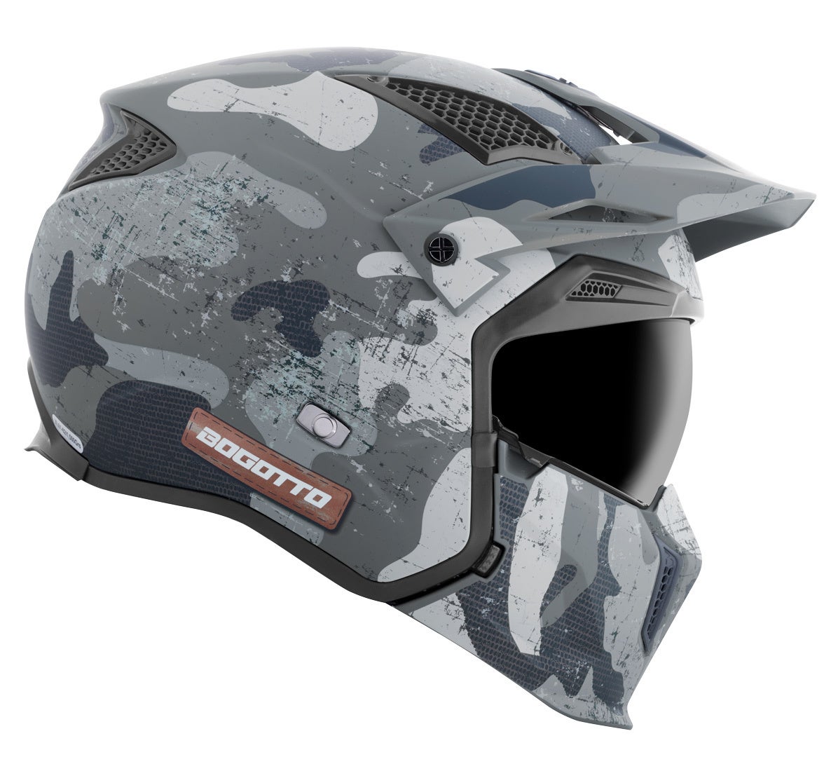 Bogotto Radic Camo Helmet white matt/grey 2XL Figure 18