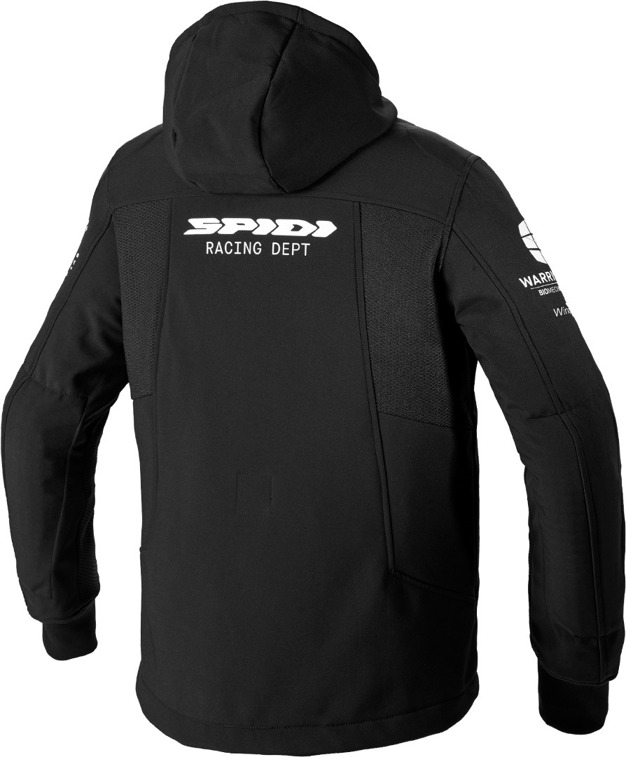 Spidi Armor Evo Motorcykel hoodie sort/rød M Figur 2