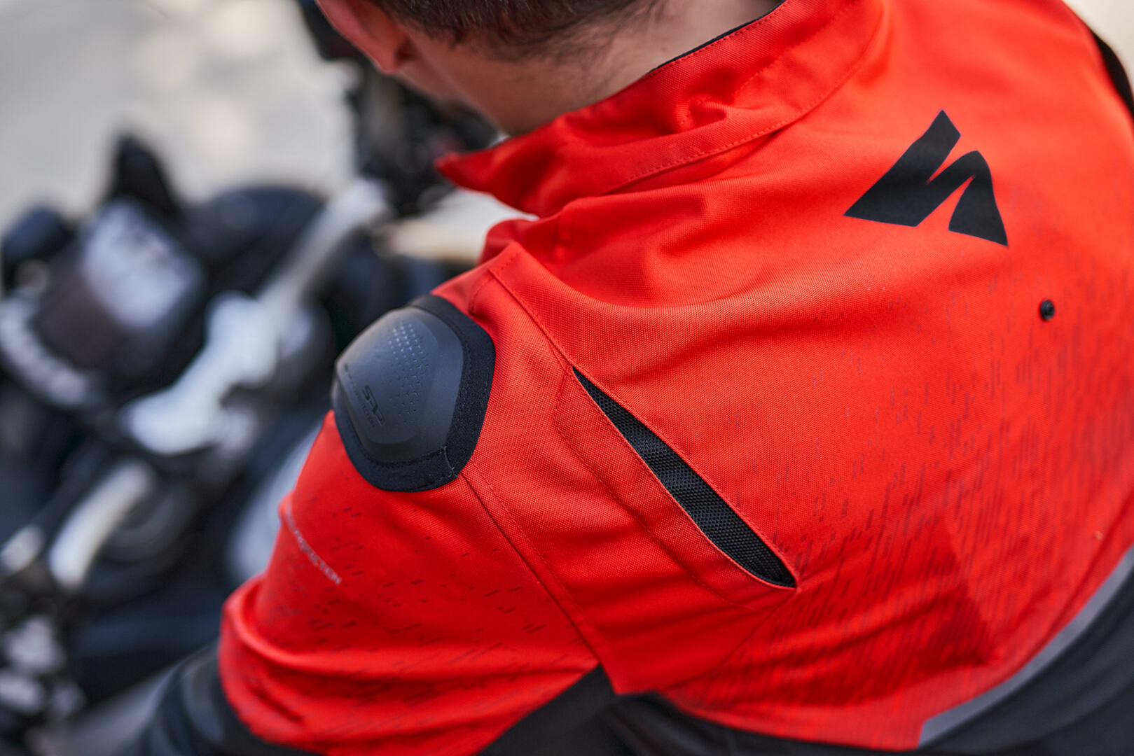 SHIMA Drift Motorcycle Textile Jacket black/red XL Figure 7