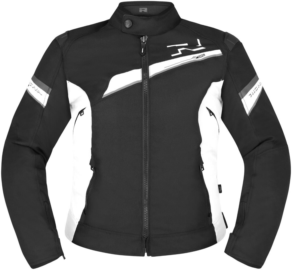 Richa Gotham 3 WP imperméable dames moto textile veste noir/blanc/rose S Figure 2