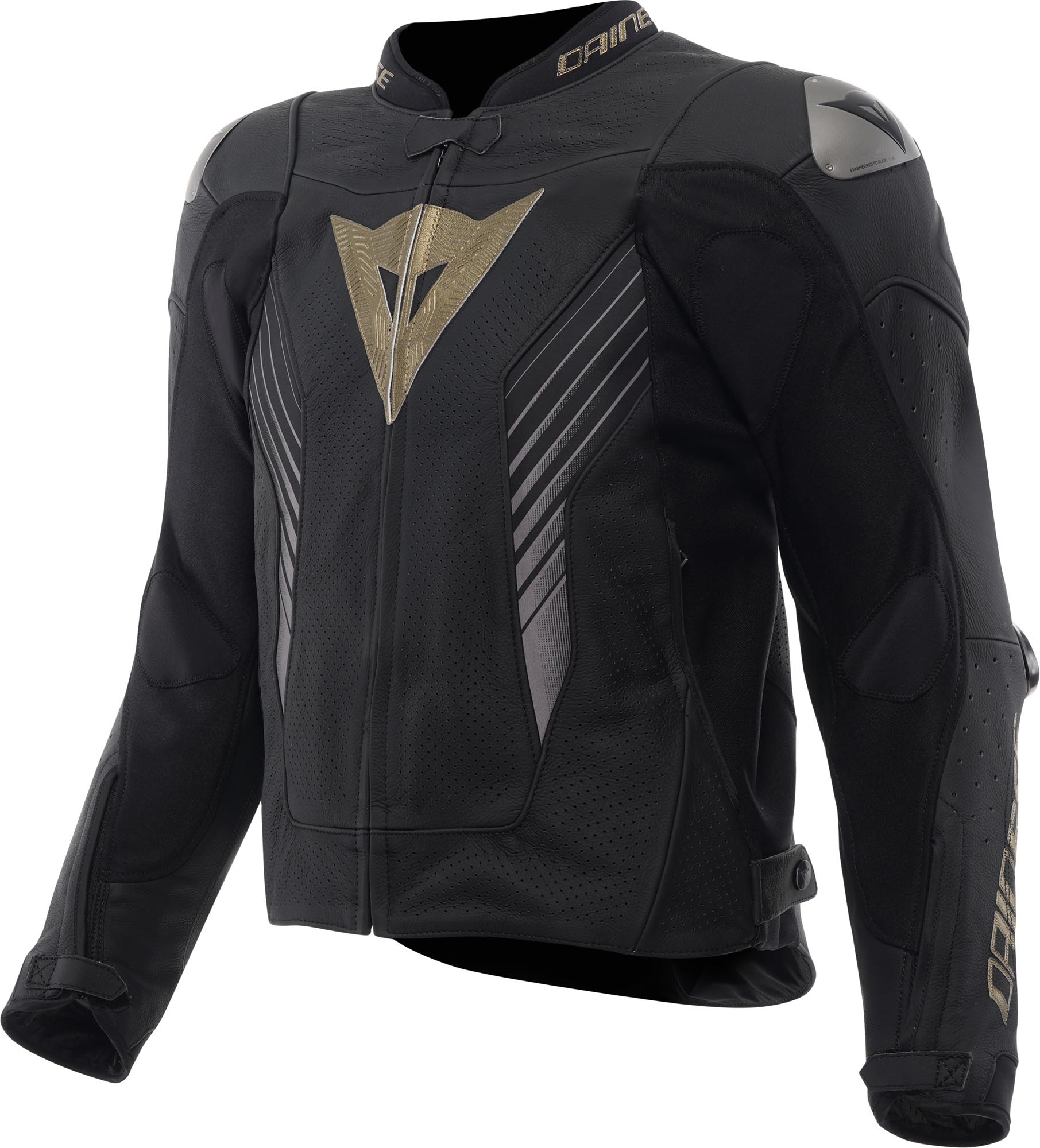 Dainese Super Speed 5 Veste de moto perforée Noir/Or 60 Figure 1