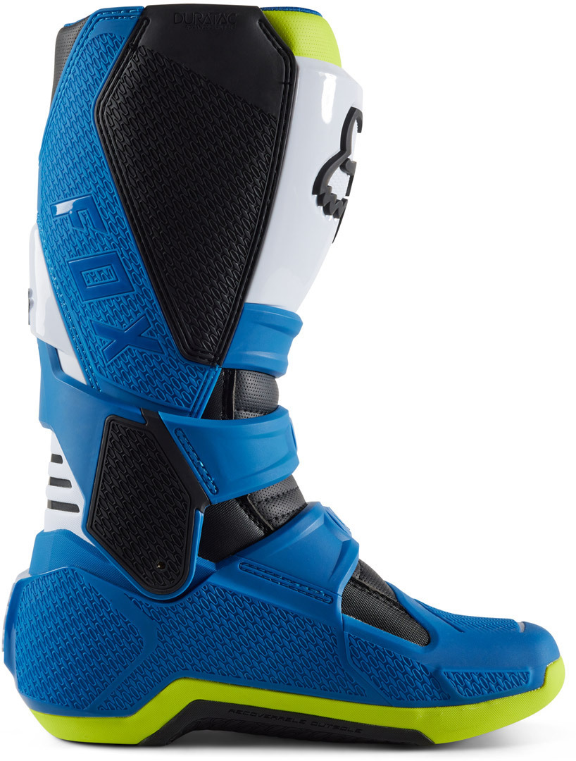 FOX Motion Motocross Boots blue/yellow 9 Figure 7