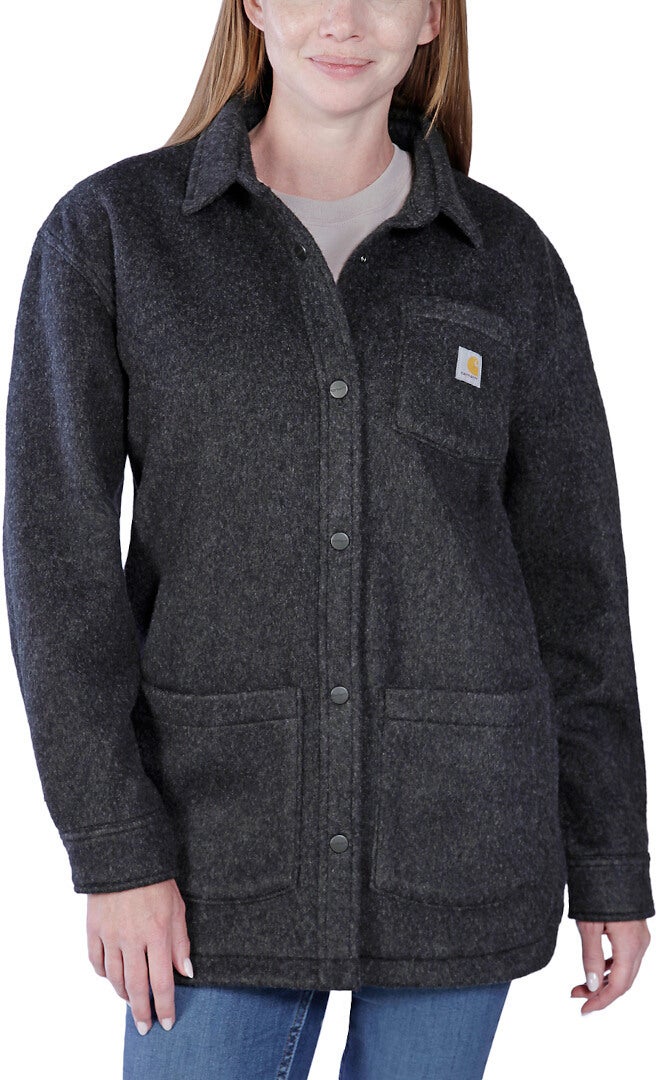 Carhartt Lose Fit Fleece Giacca da donna nero S Figura 2