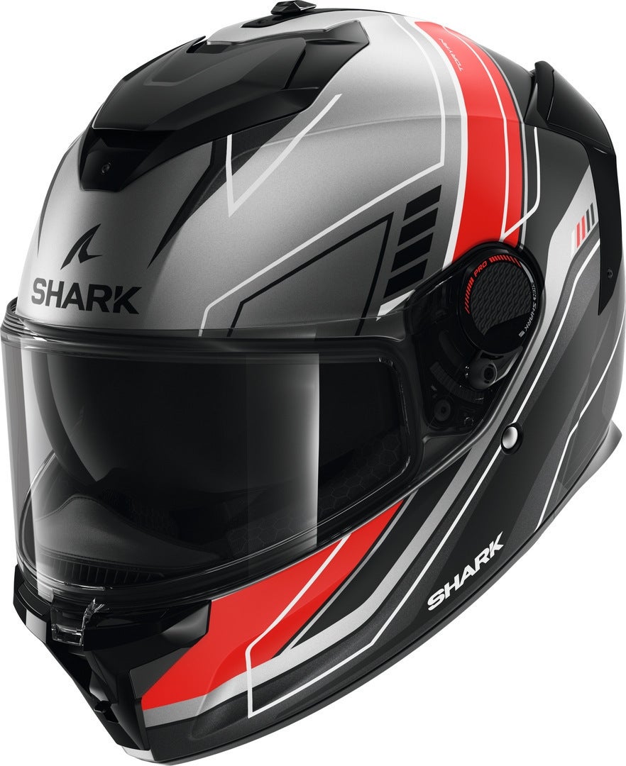 Shark Spartan GT Pro Toryan Hełm matowy/szary/czerwony M (57/58) Rysunek 1