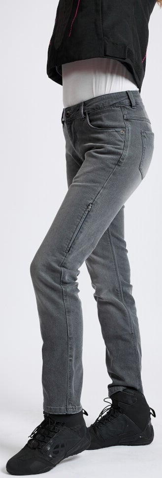 Ixon Billie Damer Motorcykel Jeans Grå sten 33/32 Figur 3