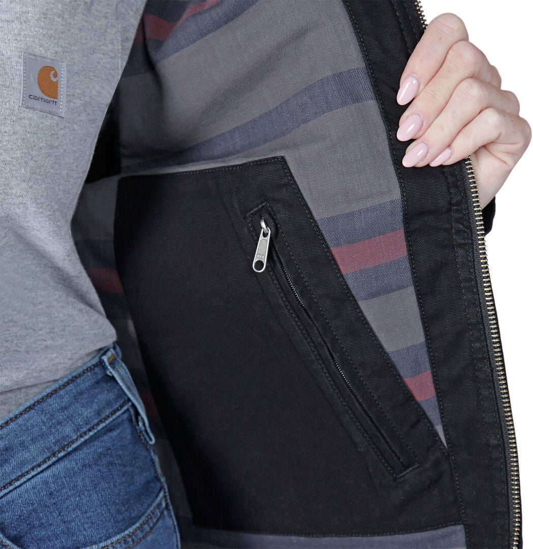Carhartt Rugged Flex Relaxed Fit Canvas Detroit Giacca da donna nero M Figura 4