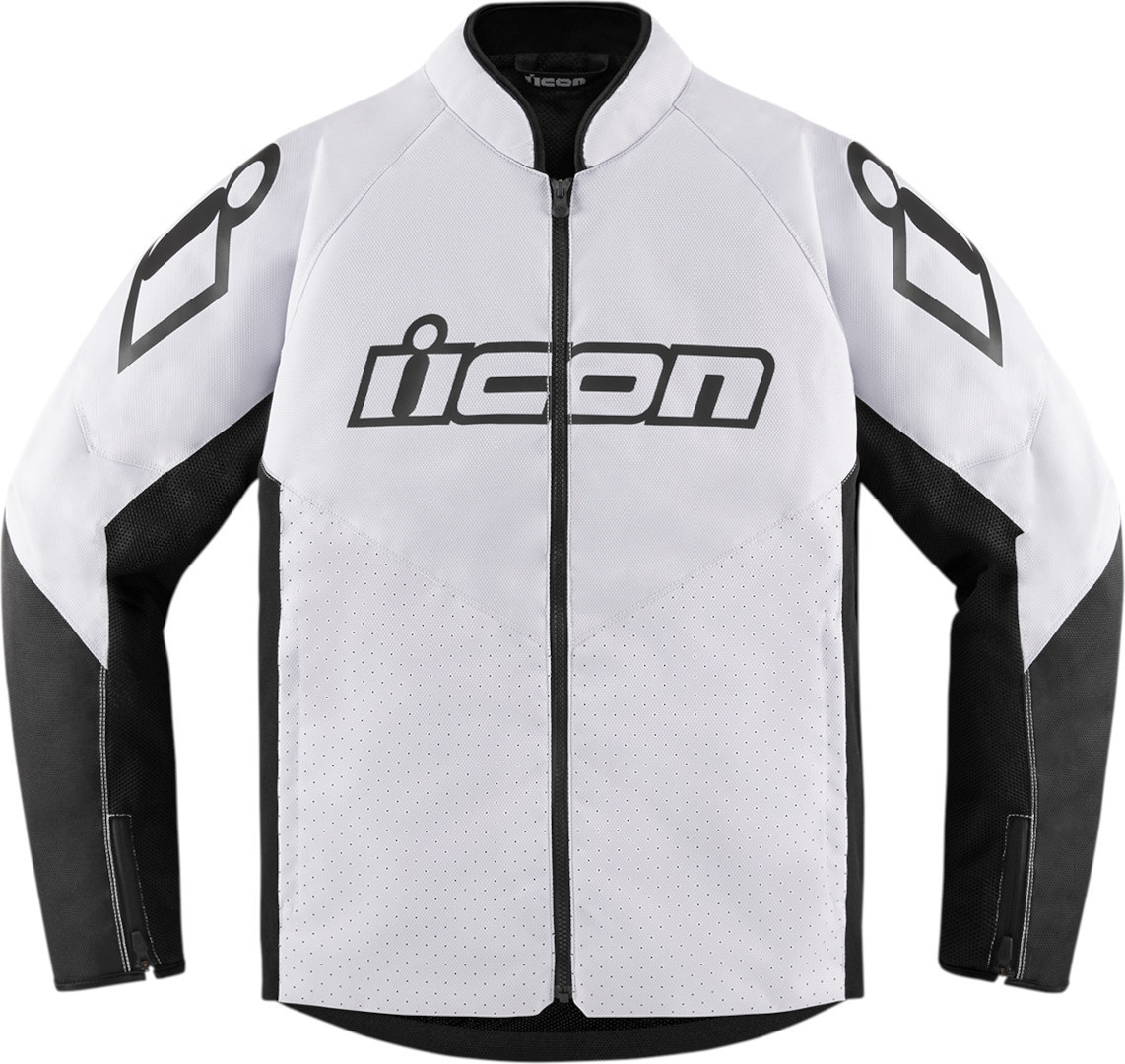 Icon Hooligan Moto textilní bunda černobílá 3XL Obrázek 1