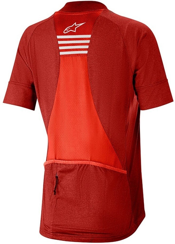 Alpinestars Stella Trail Full Zip SS Damecykel Jersey rød S Figur 2