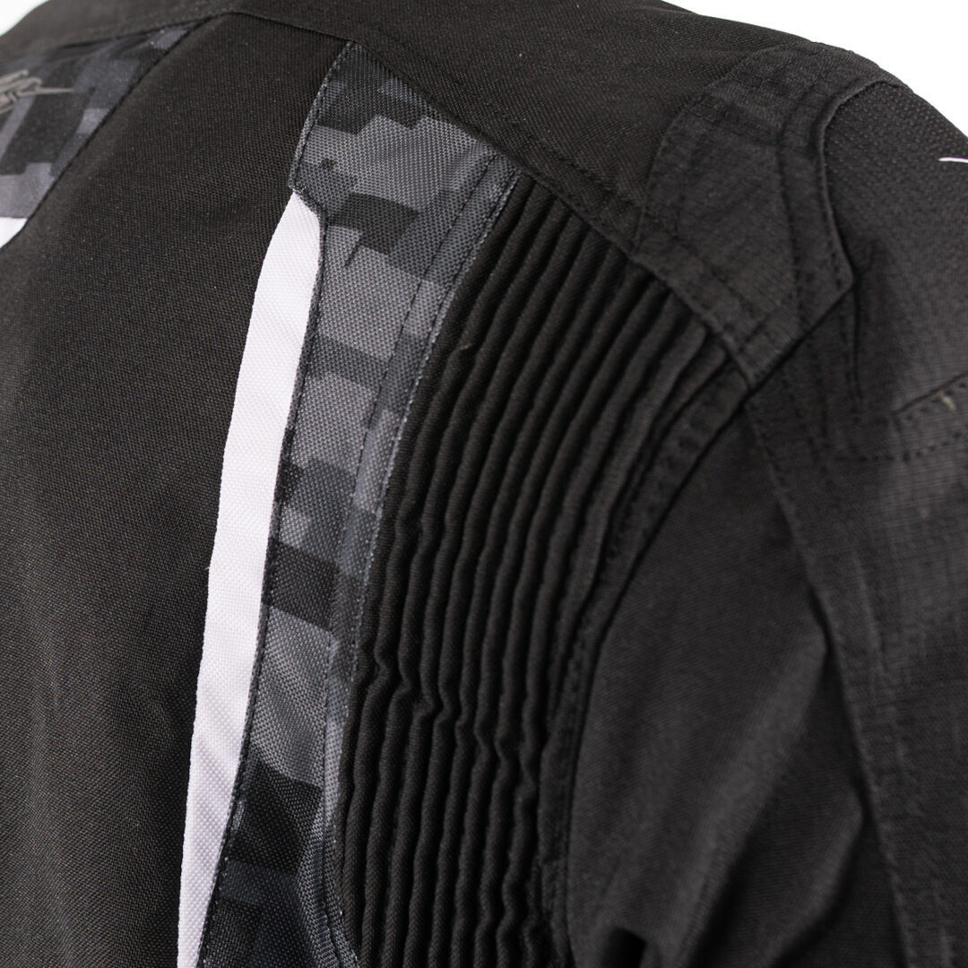 Rusty Stitches Pete Waterproof Motorcycle Textile Jacket black/grey/white M Figure 6