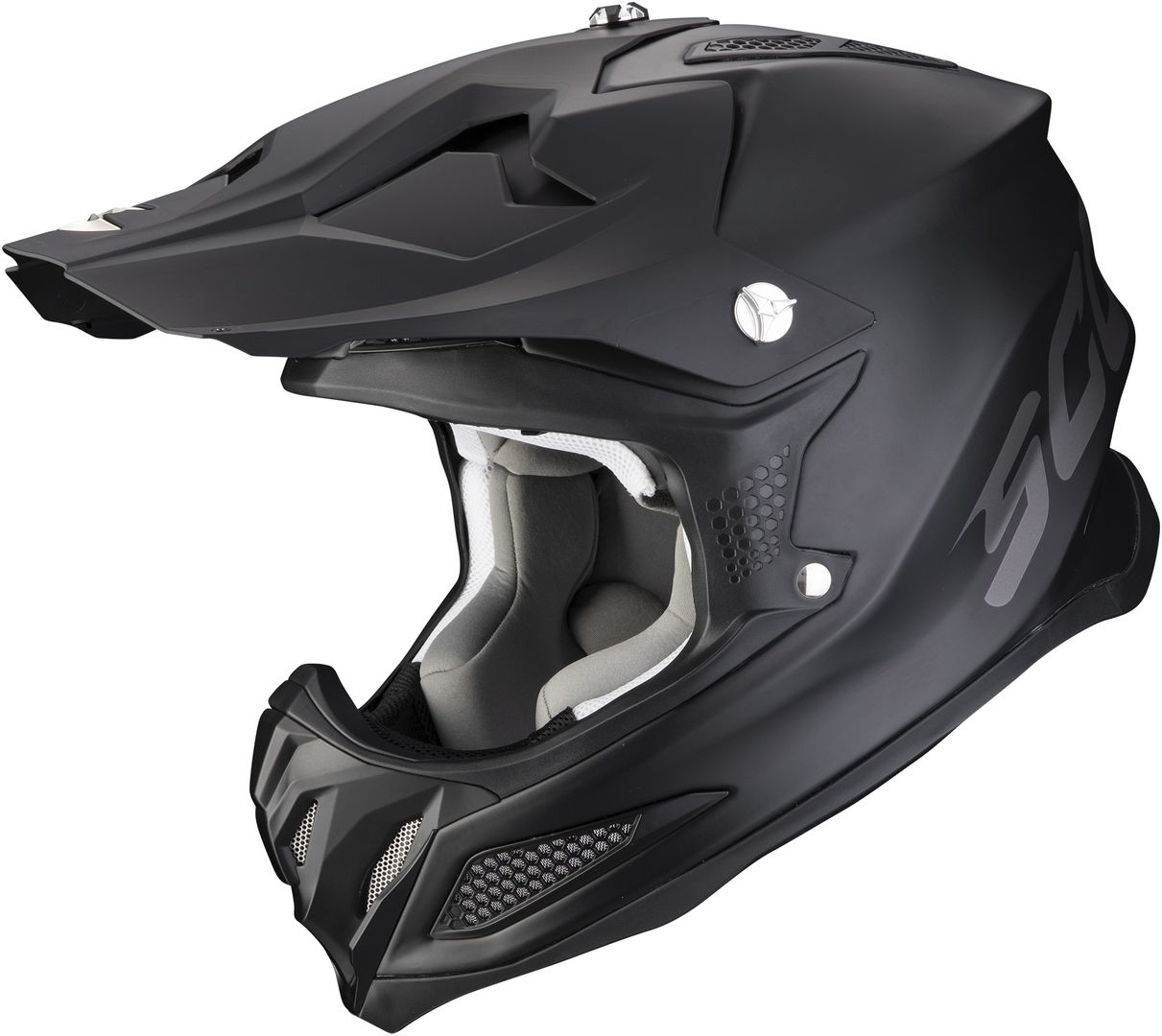Scorpion VX-22 Air Solid Cască de motocross Black matt XS (53/54) Figura 1