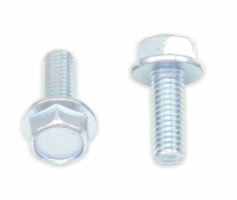 Bolt Sexkantig huvudflänsskruv 10mm M6x1x16mm 10 stycken Figur 2