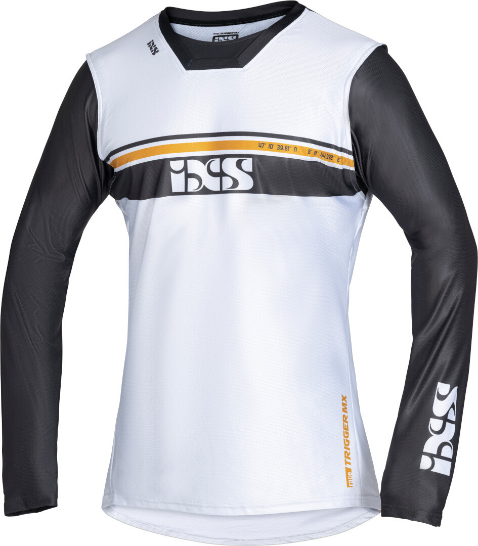 IXS Trigger 2.0 Motocross Jersey branco/cinza M Figura 1