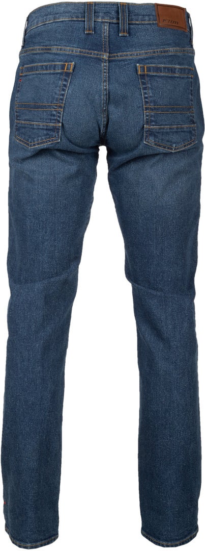Klim K Forty 3 Tapered Stretch Denim Jeans da moto blu Long 36 Figura 4