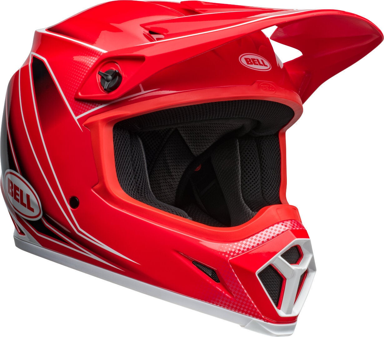 Bell MX-9 Mips Zone Casco Motocross rosso/nero/bianco L (59/60) Figura 2