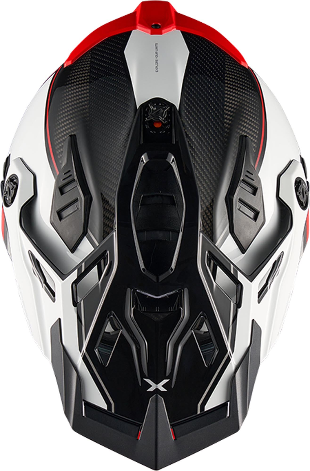 Nexx X.Rally Raid Carbon エンデューロヘルメット 黒/白/赤 XXL(63/64) 図6