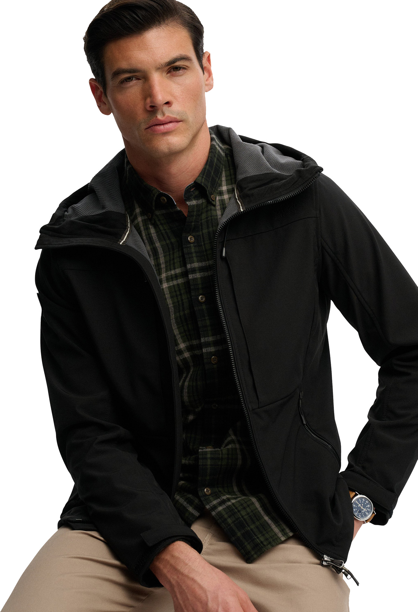 Superdry & Co Softshell Trekker Jas Zwart L Figuur 2