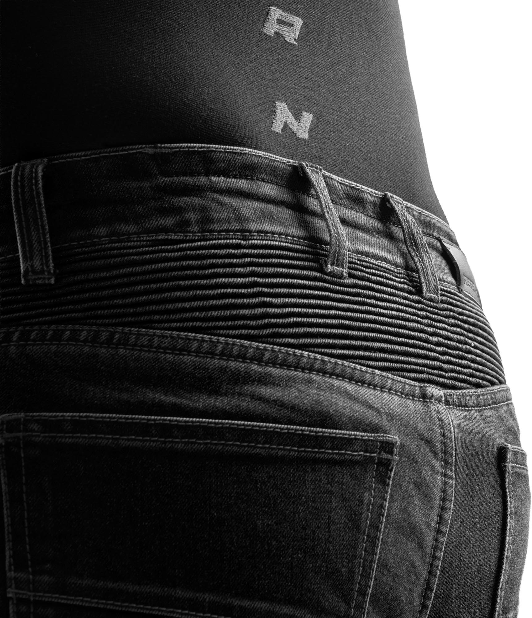Rebelhorn Eagle 4 Regular Fit Jeans moto noir délavé 32/32 Figure 7